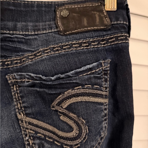 Silver Suki Baby Boot Jeans Dark Blue Size 29 - Picture 10 of 15